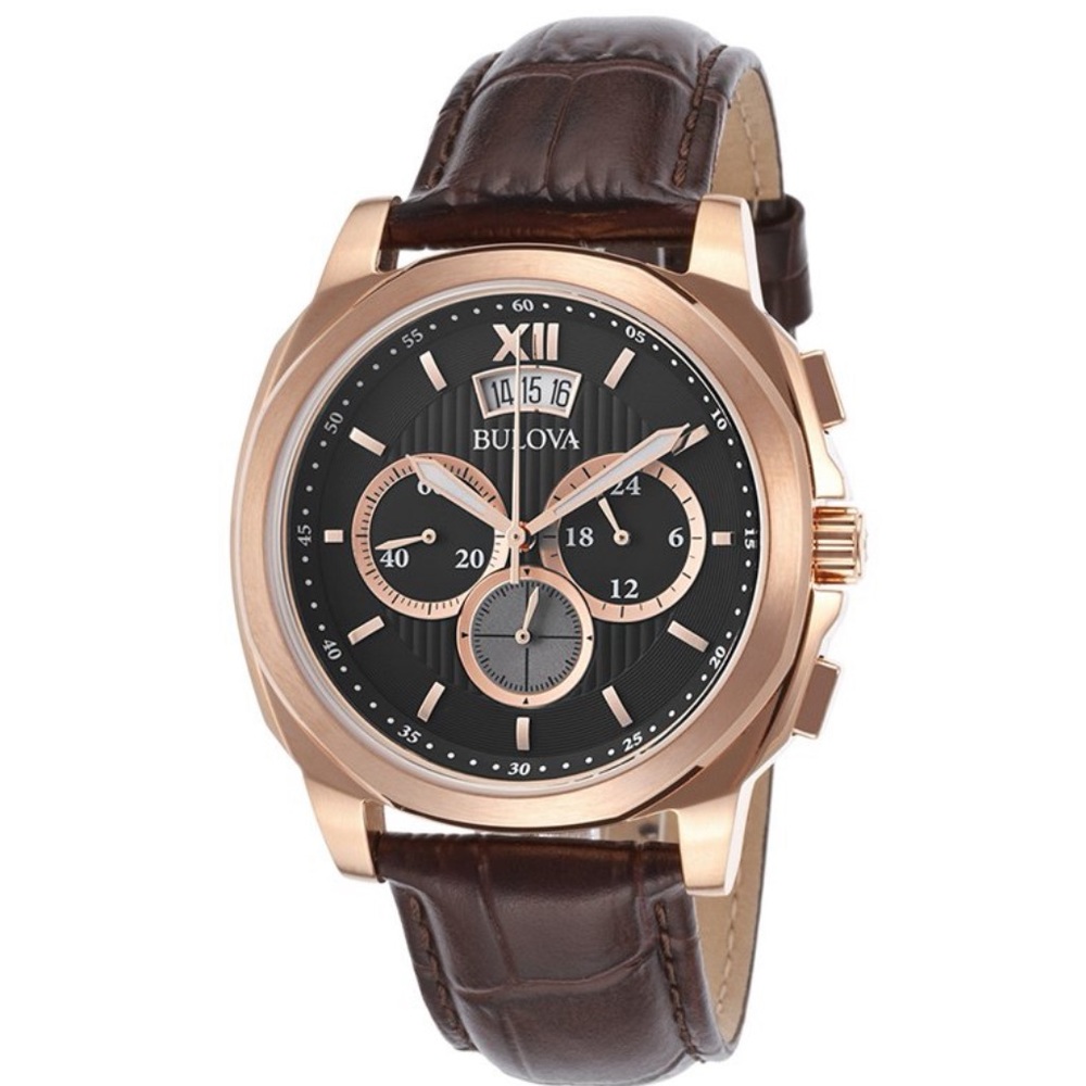 MEN’S BULOVA CURV CHRONOGRAPH WATCH in brand new condition used twice